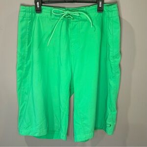 Oakley Vintage Men's Green‎ Board Shorts, Size 34, GUC